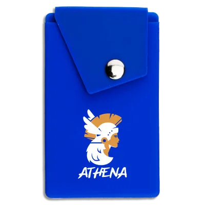 Silicone Phone Wallet with Button - Custom Phone Wallets Now
