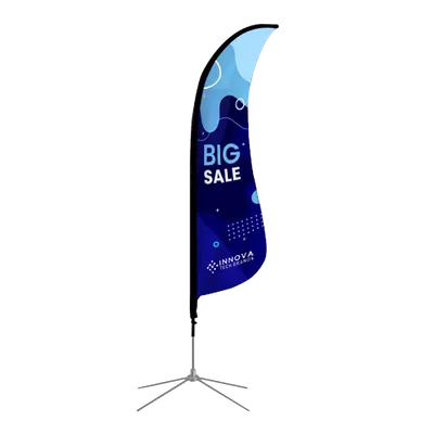 Shark Fin Flag - Custom Flags Now