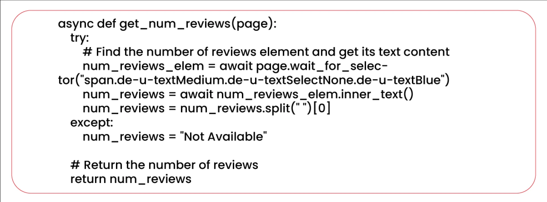 Scrape-Number-of-Reviews