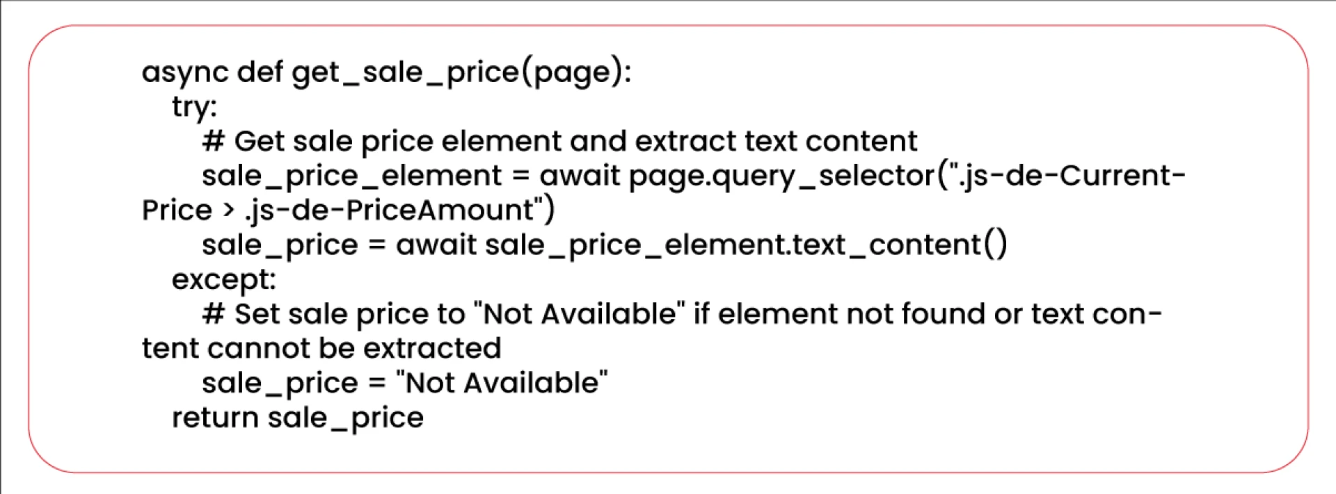 Scrape-Sales-Price