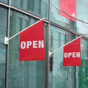 Shop Front Flags / End Sign Flags