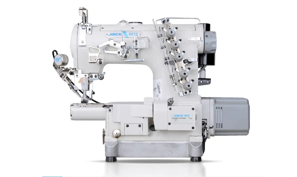 JACK JK – 8670BDII-UT High Speed Computerized Small Cylinder-Bed Interlock Machine - Balaji Sewing Machine