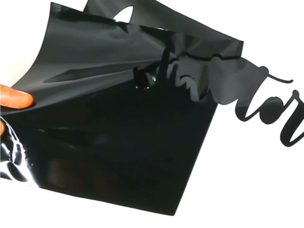 Cut out the permanent vinyl with your Cricut machine