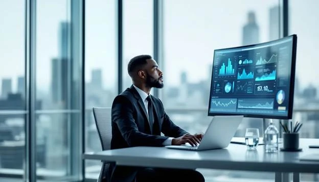 A healthcare consultant analyzing patient data to enhance outcomes.