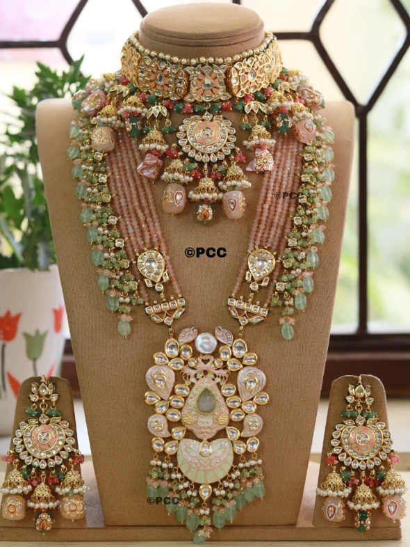 Wedding Necklace for Bride Inspired by Royal and Traditional Styles