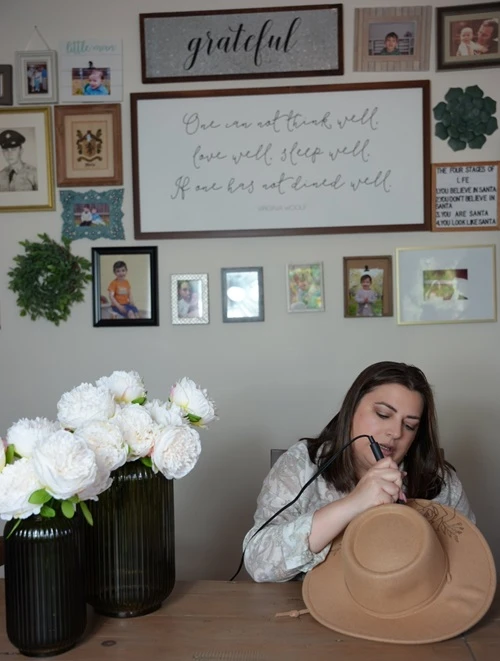 Hand-Stitched Embroidery NJ: Personalized Artistry by Sara Wells Calligraphy