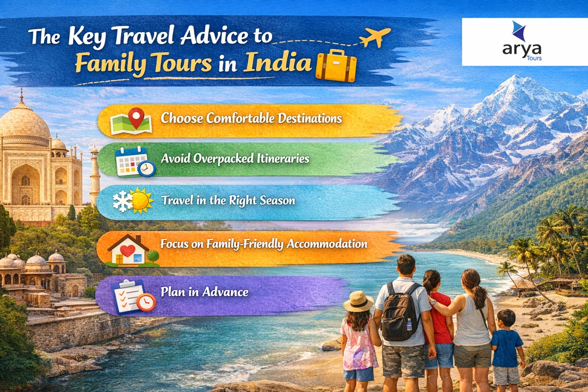 Top 5 Affordable Family Tour Packages in India