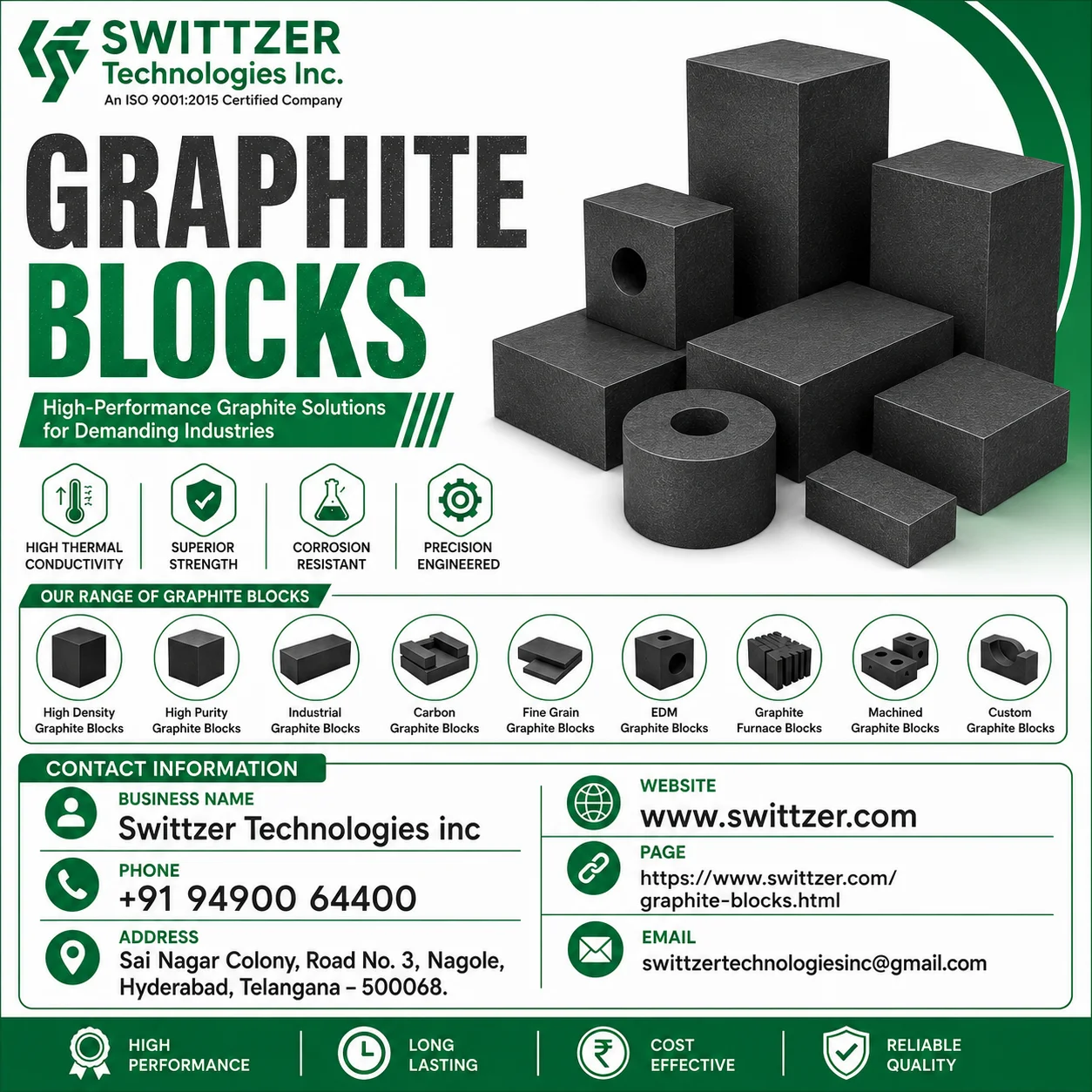 Graphite Blocks | Swittzer Technologies Inc
