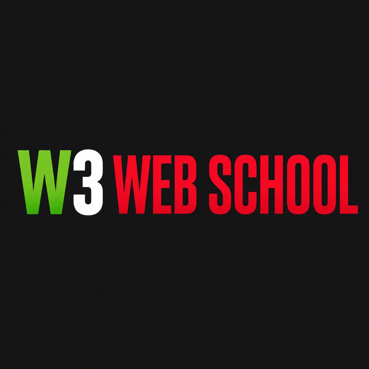 W3 Web School