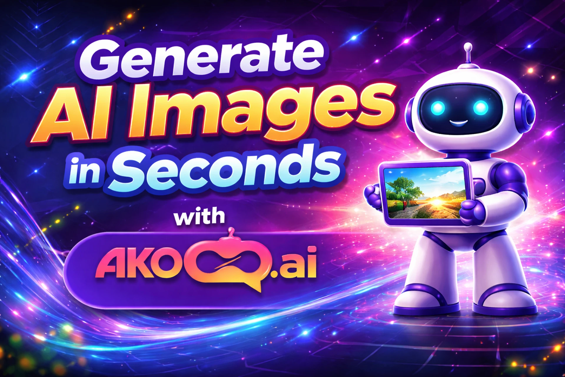 Generate AI Images in Seconds with AKOBOT