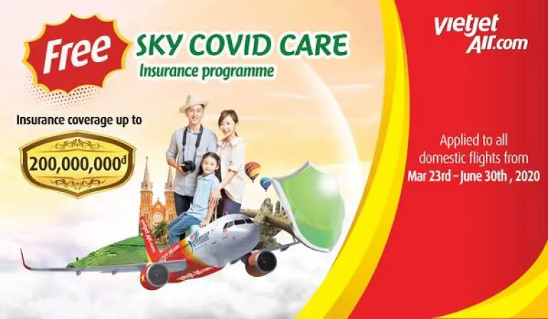 Vietjet offers “SKY COVID CARE” insurance to all passengers amid the COVID-19 outbreak