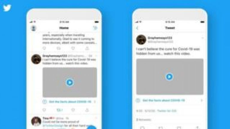 Coronavirus: Twitter will label Covid-19 fake news