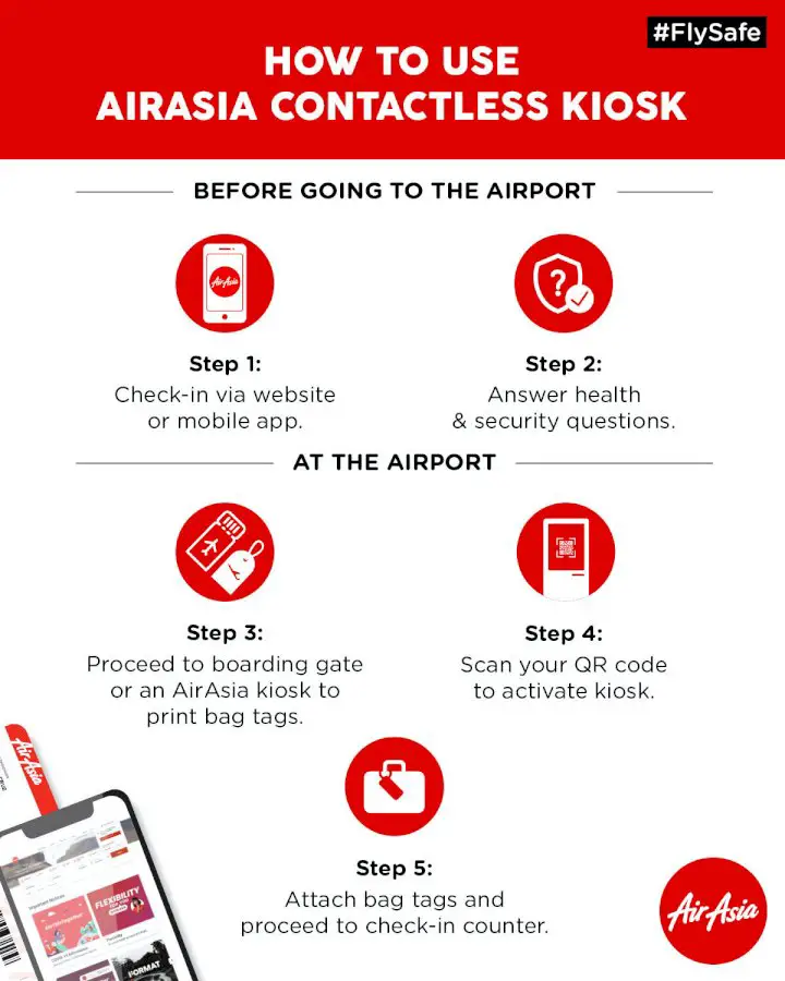 AirAsia enhances digital self check-in as part of safety procedures prior to resumption of flights