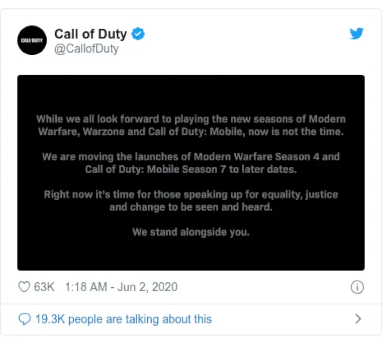 PlayStation 5 and Call of Duty events delayed due to US protests