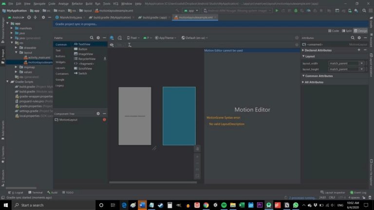 Getting started with the Motion Editor in Android Studio 4.0