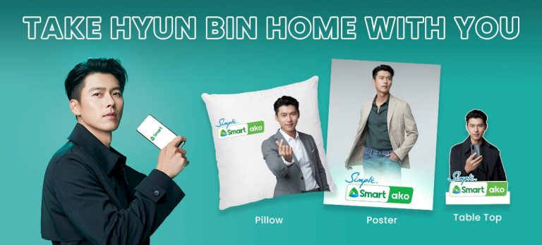 Bring Hyun Bin anywhere you go with Smart’s fan merch promo