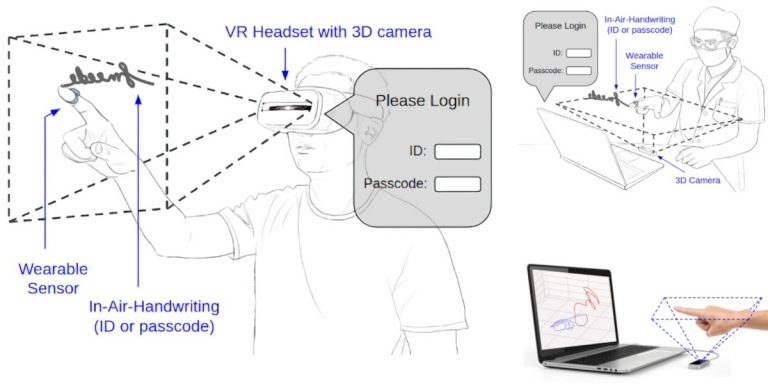 Researchers demo VR finger tracking that recognizes air-drawn passcodes