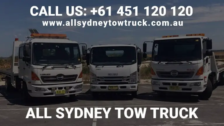 Locations and Services provided by All Sydney Tow Truck