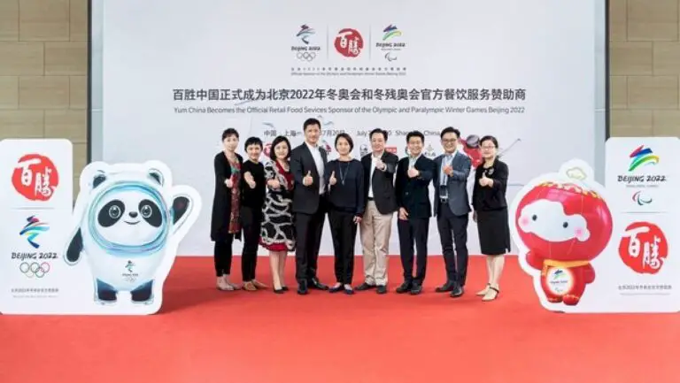 Yum China Named Official Retail Food Services Sponsor of the Beijing 2022 Olympic Winter Games