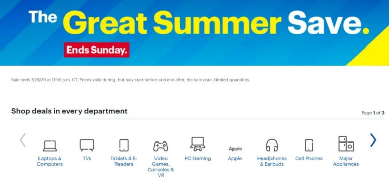 Save big on top tech in the Best Buy Great Summer Save (ends Sunday)