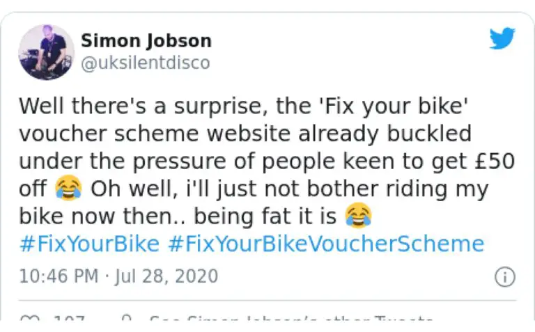 ‘Fix your bike’ website crashes as scheme launches in England