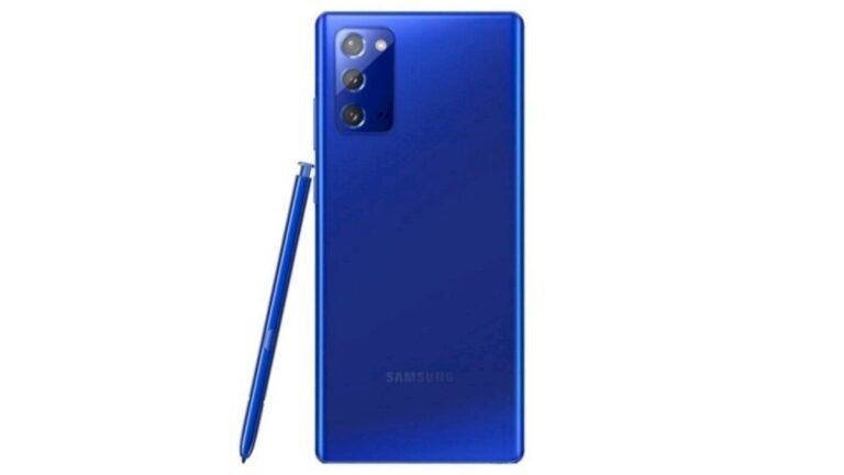 Samsung brings a Mystic Blue variant of the Note 20 to India