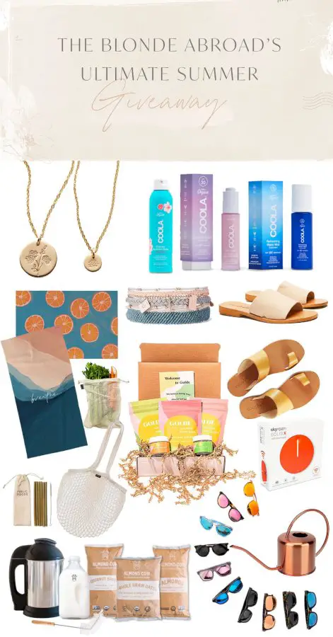 The Blonde Abroad’s Ultimate Summer Giveaway