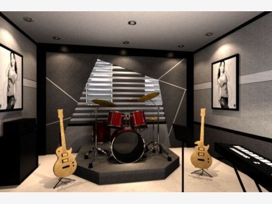 Innovative Music Room Decor
