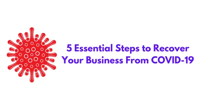 5 Essential Steps to Recover Your Business from covid-19 with the help of digital marketing?