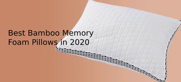 Best Bamboo Memory Foam Pillows in 2020