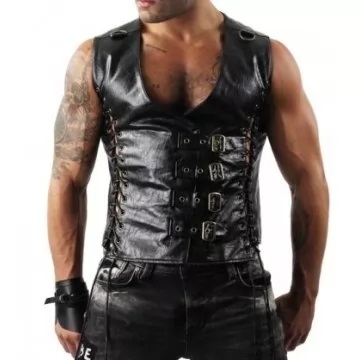 Style Your Outfit with Leather Vests for Men