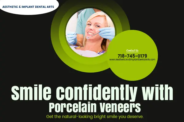 Restore Natural Shape and Color of Teeth with Porcelain Veneers