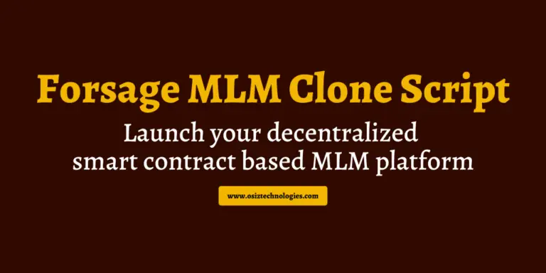 Forsage Clone Script – Launch Your Decentralized Smart Contract MLM Platform