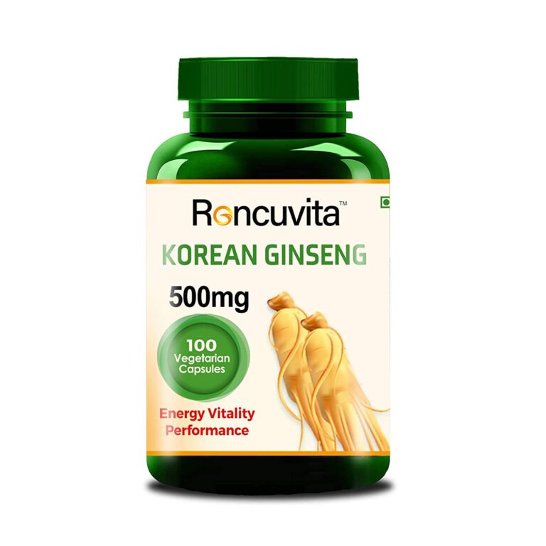 Korean Ginseng Vegetarian Capsule for Energy Vitality Performance