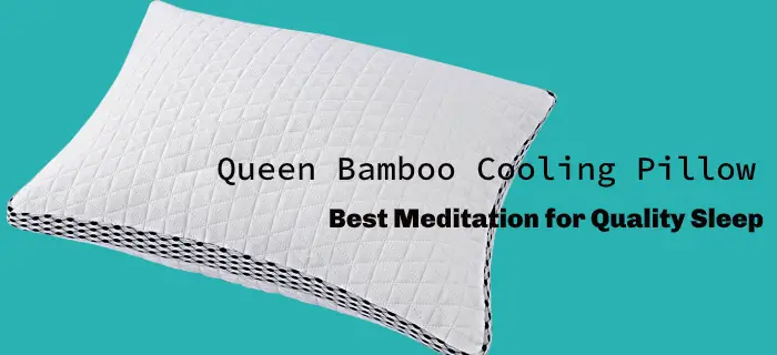 Queen Bamboo Cooling Pillow- Best Meditation for Quality Sleep