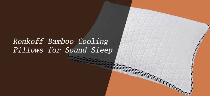 Ronkoff Bamboo Cooling Pillows for Sound Sleep