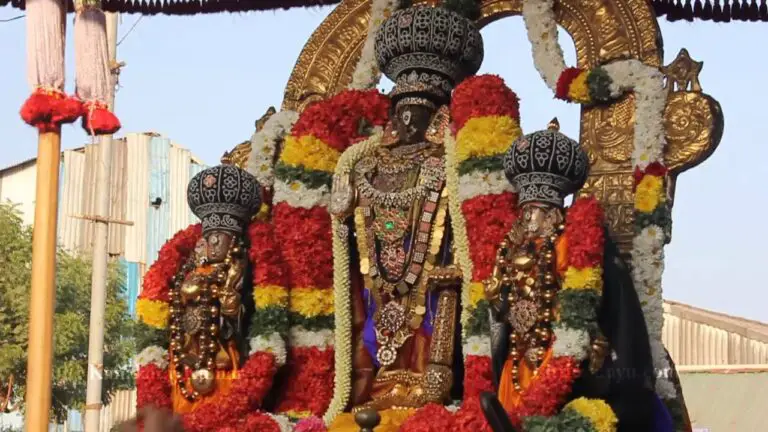 Sri Parthasarthy Temple in Triplicane Tamil Nadu