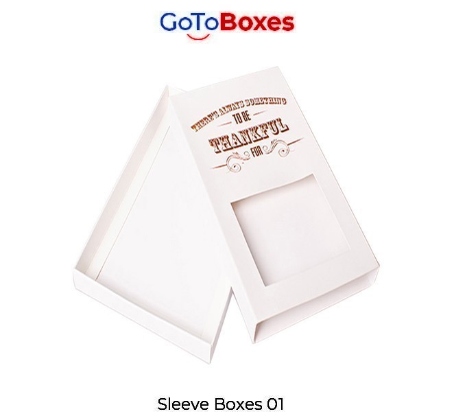 GotoBoxes is responsible to provide you Custom Sleeve Boxes