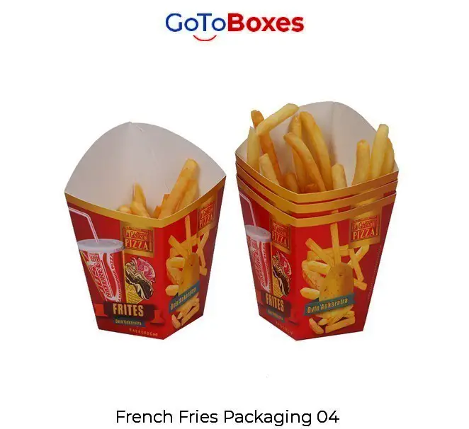 Buy Custom French Fries Packaging Wholesale at gotoboxes