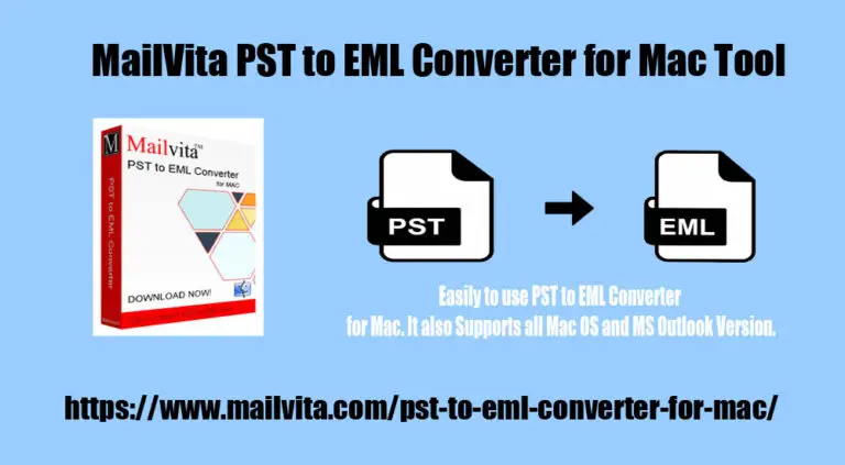 MailVita PST zu EML Converter für Mac auf Mac Exportieren und migrieren Sie Mac PST einfach zu EML