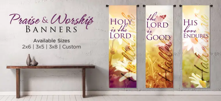 Customizable Praise Banners for Your Church