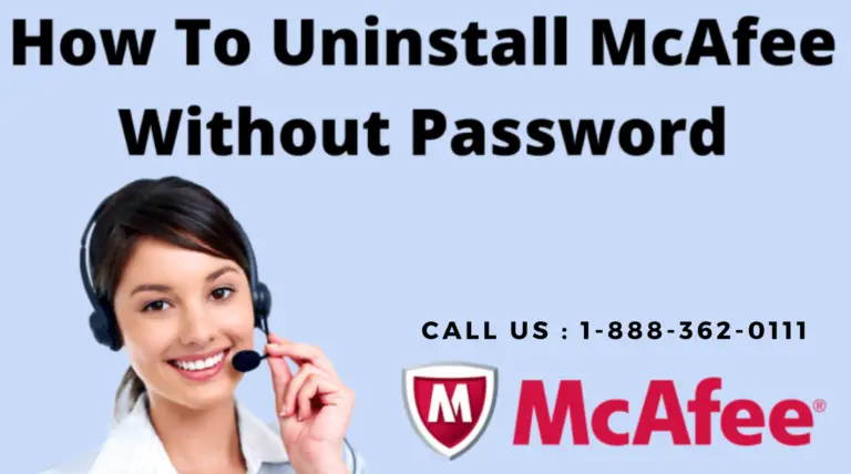 Uninstall Mcafee Endpoint Security Without password