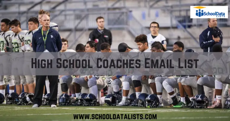 High School Coaches Email List Guarantees to Improve the ROI