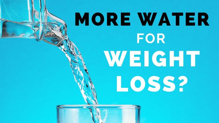 Can drinking water assist you lose weight?