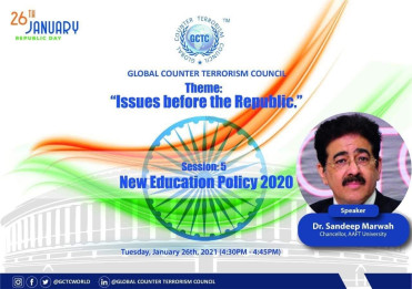 Sandeep Marwah Spoke About NEP at National Conference
