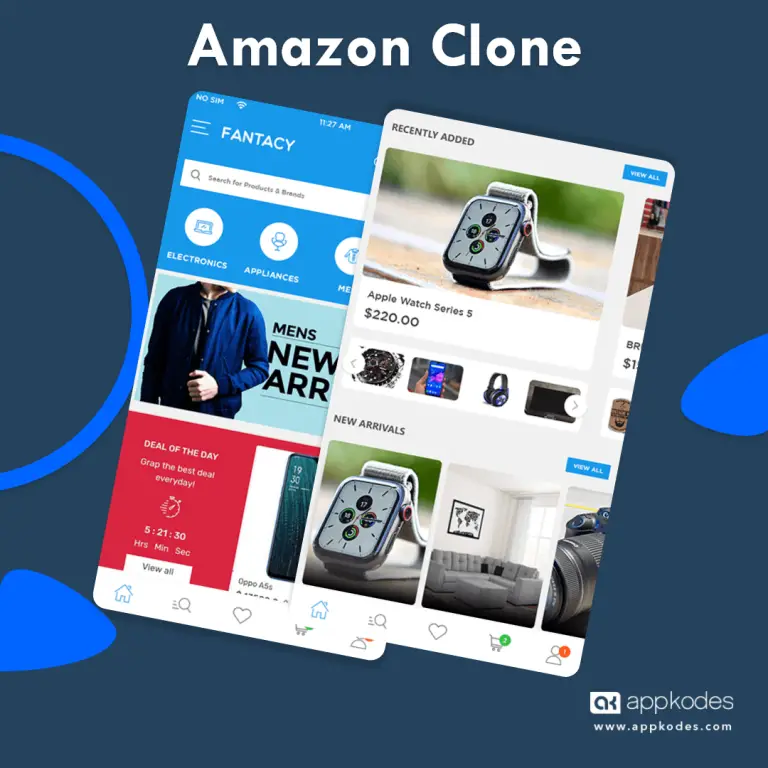 A ready-to-use Amazon clone that helps you in building an amazing multi-vendor ecommerce app