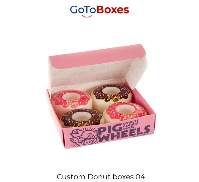 Donuts Boxes Wholesale at GoToBoxes