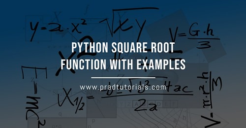 Python square root