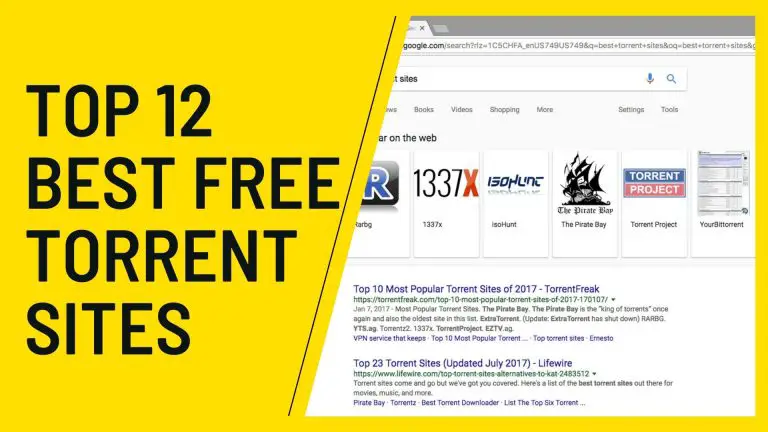 Top 12 Best Free Torrent Sites in 2021