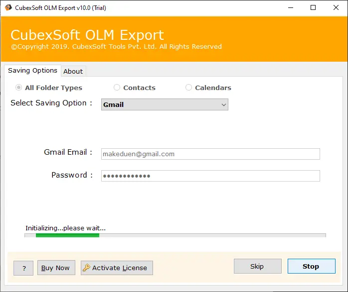 How to Open Outlook OLM File to Gmail Account?